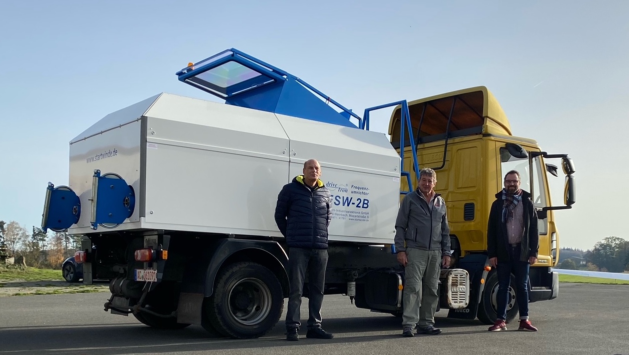 Elektrowinde ESW-2B in Aachen Merzbrück!