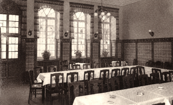 Die Räume des Aachener Bürgerbräu. Am 15. November 1950  fand hier die Wiedergründung des des LVA nach dem Krieg statt (Foto: Quelle unbekannt)