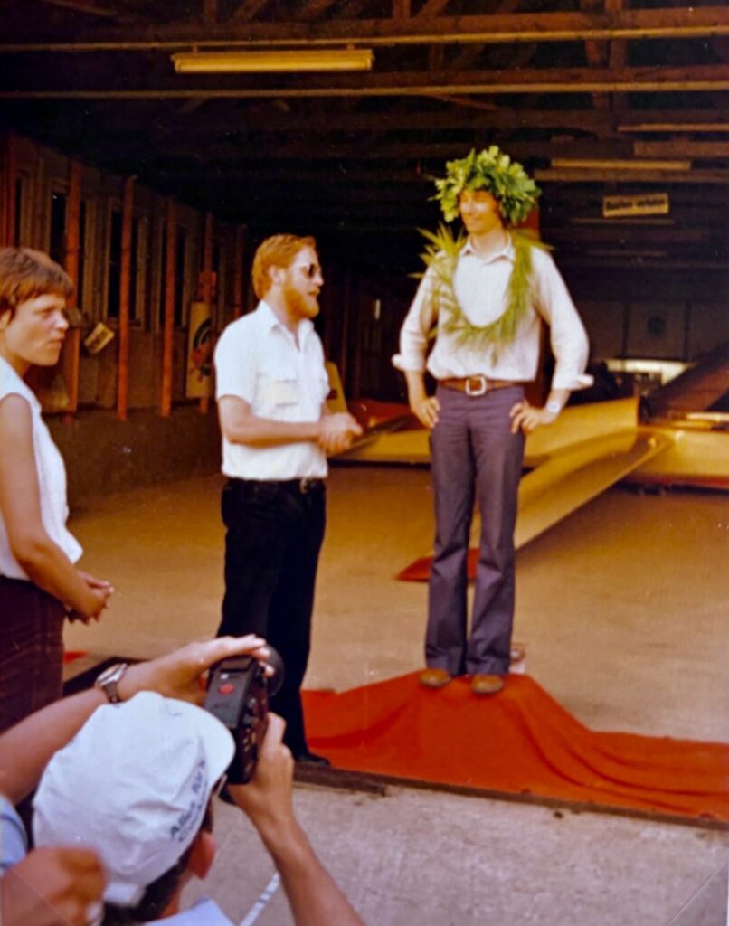  Empfang des Deutschen Meisters Manfred Dick in der LVA-Halle. (Foto: Manfred Dick)