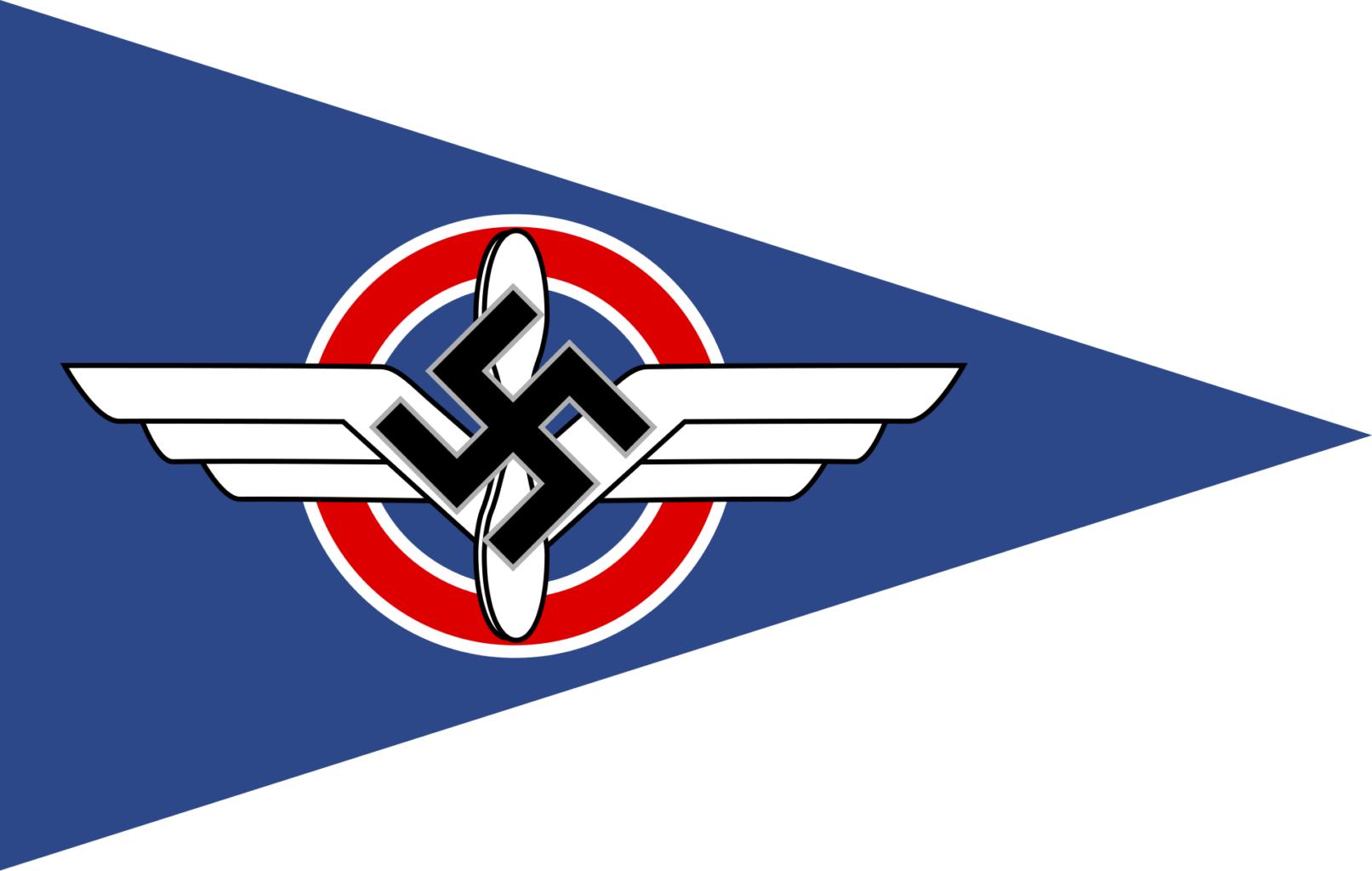 Wimpel des Deutschen Luftsportverbands DLV, 1933-1937 (Quelle: Wikipedia)